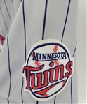 Tom Brunansky 1988 Minnesota Twins Game Used & Twice Signed Jersey Beckett *1987 WS Team Member*
