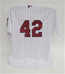 2013 Minnesota Twins Team Signed Jackie Robinson Day Jersey MLB