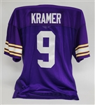 Tommy Kramer 2010 Minnesota Vikings Team Issued Home Jersey w/ Letter of Provenance From Kramer