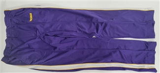 Tommy Kramer Worn Basketball Jersey & Warmup Pants For Exhibition Games w/ Letter of Provenance From Kramer