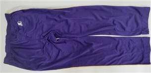 Tommy Kramer Worn Basketball Jersey & Warmup Pants For Exhibition Games w/ Letter of Provenance From Kramer