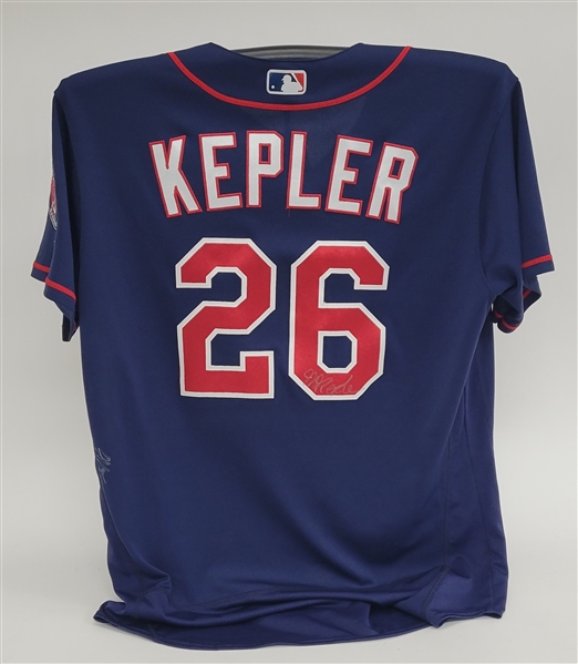 Max Kepler 2016 Minnesota Twins Game Used & Autographed Rookie Jersey MLB