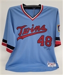 Torii Hunter 2004 Minnesota Twins Game Used & Autographed RARE 1975 Throwback Jersey MLB