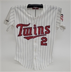 Chris Pittaro 1987 Minnesota Twins Game Used Jersey *1987 WS Team Member*