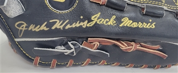 Jack Morris Autographed Game Issued 1991 World Series Year MVP Glove Beckett