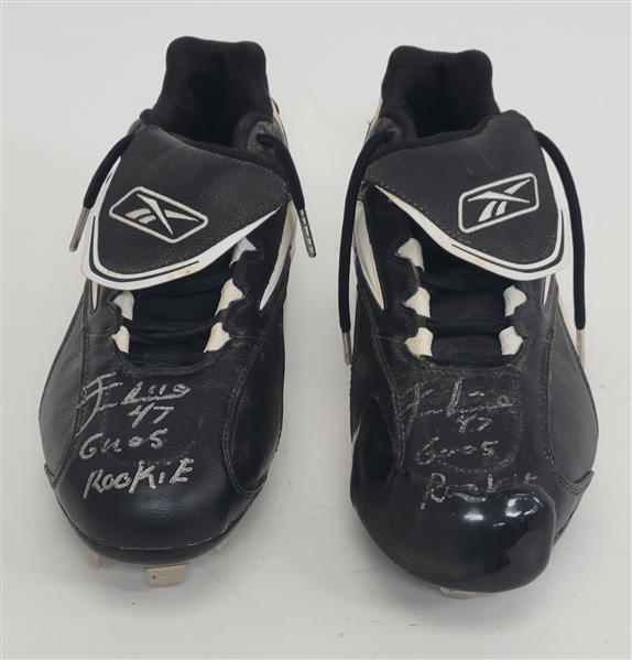 Francisco Liriano 2005 Minnesota Twins Game Used & Autographed Rookie Year Cleats