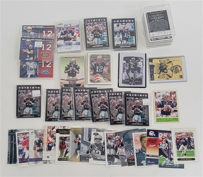 Extensive Tom Brady Card Collection