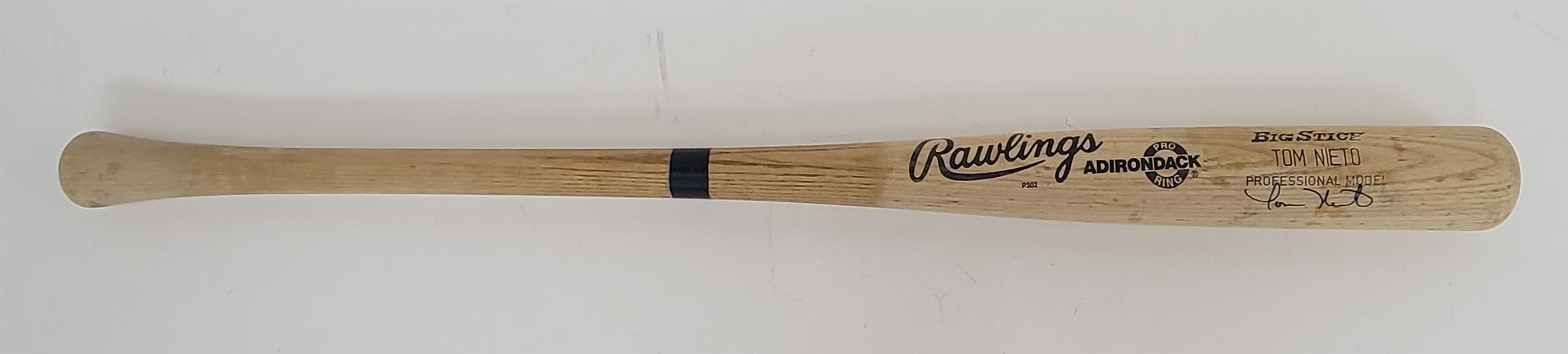 Tom Nieto Minnesota Twins Game Used & Autographed Bat *1987 WS Team Member*
