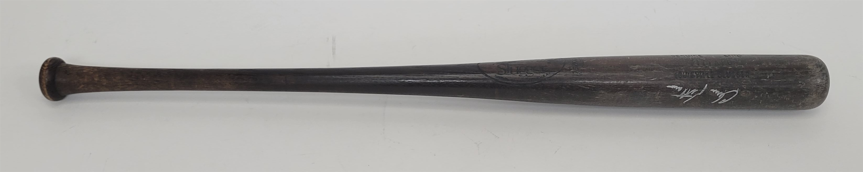 Chris Pittaro Minnesota Twins Game Used & Autographed Bat *1987 WS Team Member*