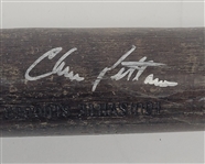 Chris Pittaro Minnesota Twins Game Used & Autographed Bat *1987 WS Team Member*