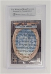 Hank Aaron Autographed 1994 Ted Williams 500 Club LE #284/755 Baseball Card Slabbed Beckett