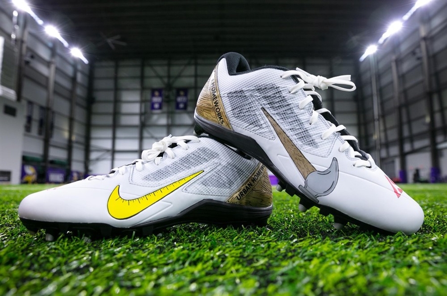 Kirk Cousins "My Cause My Cleats" Game Used Cleats Worn December 16th, 2018 Photo Matched