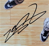 LeBron James Autographed & Framed 16x20 Rookie Photo UDA *No Glass/Scratched*