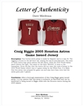 Craig Biggio 2005 Houston Astros World Series Game Issued & Autographed Jersey w/ Beckett & Dave Miedema LOA