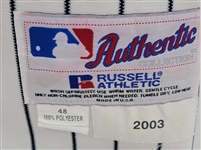 Mariano Rivera 2003 New York Yankees Game Used Jersey w/ Dave Miedema LOA