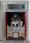 2022 Leaf Randy Moss Signed Jersey Card