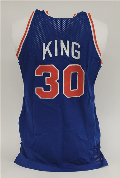 Bernard King 1986-87 New York Knicks Game Used Jersey w/ Dave Miedema LOA
