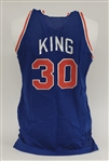 Bernard King 1986-87 New York Knicks Game Used Jersey w/ Dave Miedema LOA