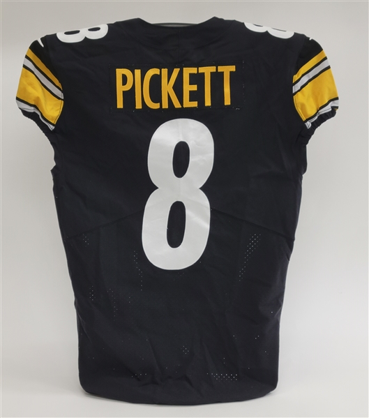 Kenny Pickett 2022 Pittsburgh Steelers Game Used Rookie Jersey w/ Dave Miedema LOA