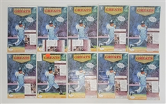 Lot of 10 Harmon Killebrew Autographed "Baseball Greats" Comic Books JSA