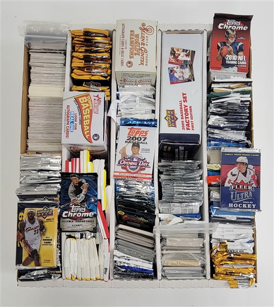 Collection of Miscellaneous Opened Sports Packs