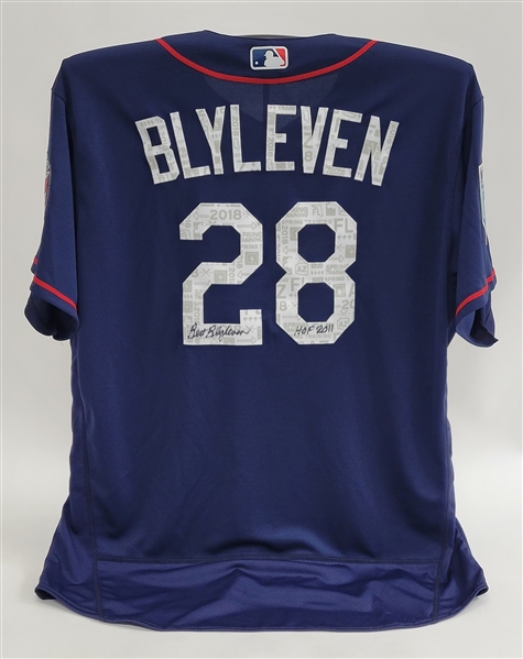 Bert Blyleven 2018 Minnesota Twins Spring Training Used Coaches Jersey Signed w/Blyleven Signed Letter of Provenance