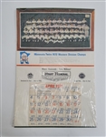 Bert Blyleven Minnesota Twins 1971 Team Photo First Federal Calendar 17x25” w/Blyleven Signed Letter of Provenance