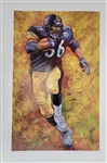 Jerome Bettis "The Bus" Autographed Pittsburgh Steelers 22x36 Lithograph LE #10/50 w/ Beckett LOA