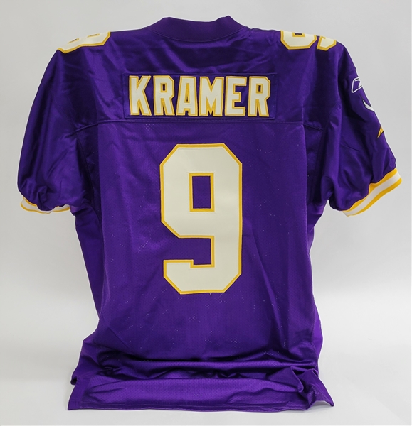 Tommy Kramer 2001 Minnesota Vikings Game Issued Jersey 