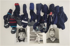Bert Blyleven Minnesota Twins Signed Photos (3) and Socks (11) Package w/Blyleven Signed Letter of Provenance