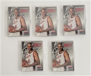 Lot of (5) 1996 SkyBox USA Mens Basketball Card Sets