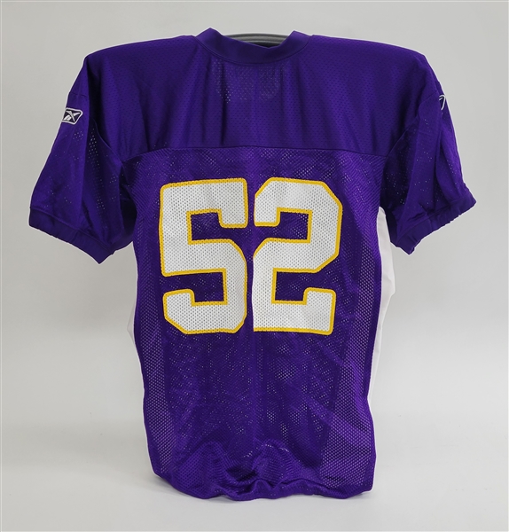 Chad Greenway 2011 Minnesota Vikings Team Issued Practice Jersey