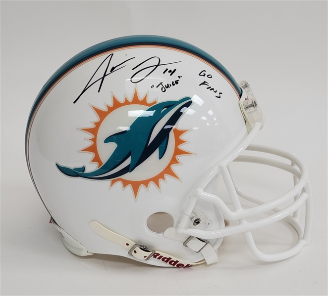 Jarvis Landry Autographed & Inscribed Miami Dolphins Full Size Authentic Helmet JSA