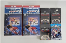 Lot of 6 Factory Sealed Canadian Hockey Card Boxes