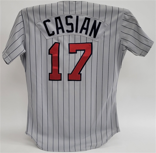 Larry Casian 1991 Minnesota Twins Game Used Jersey w/ MEARS LOA *WS Team Member*