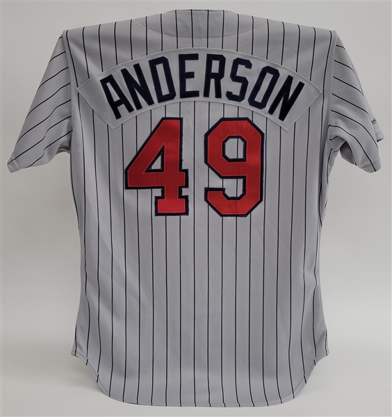 Allan Anderson 1990 Minnesota Twins Game Used Jersey *1991 WS Team Member*