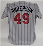 Allan Anderson 1990 Minnesota Twins Game Used Jersey *1991 WS Team Member*