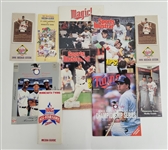 Collection of Minnesota Twins Key Year Programs & Media Guides