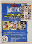 Autographed Heroes to Heroes Uncut Card Sheet & 2013 Topps Baseball Poster Signed by 6 Including Killebrew 