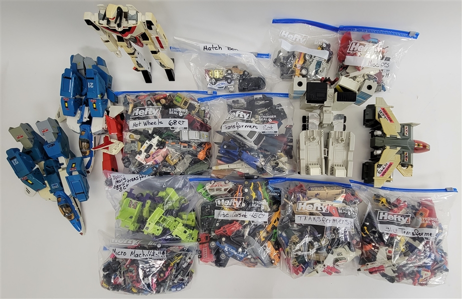 Large Collection of Transformers, Micro Machines, & Hot Wheels