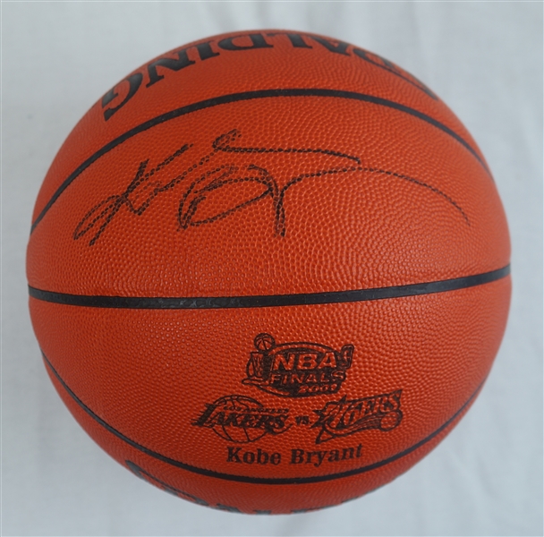 Kobe Bryant Autographed 2001 NBA Finals Basketball Signed by Kobe June 22nd, 2001 Triple Authenticated w/ PSA/DNA Beckett & JSA LOA’s