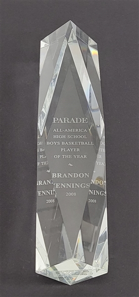 Brandon Jennings 2008 Parade All-America High School Boys Basketball Player of the Year High School Award