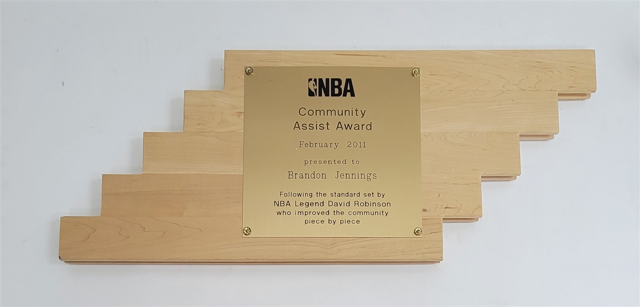 Brandon Jennings 2011 NBA Community Assist Award