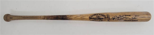 John Castino Minnesota Twins Game Used Autographed & Inscribed Bat