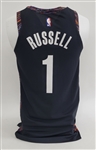 DAngelo Russell 2018-19 Brooklyn Nets Game Used City Edition Coogi Jersey w/ Dave Miedema LOA