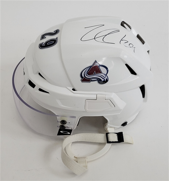 Nathan MacKinnon Colorado Avalanche Game Used & Autographed Helmet w/Letter of Provenance 