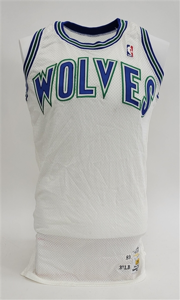 1989 Minnesota Timberwolves Game Issued Jersey From Inaugural Season