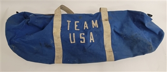 Team USA 1970s Used Hockey CCM Equipment Bag w/ Provenance