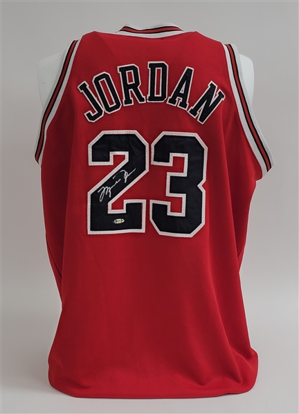 Michael Jordan Autographed 1984-85 Chicago Bulls Jersey UDA