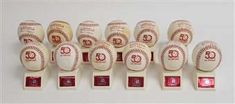Lot of (12) 1979 Rawlings Official All-Star Game Baseballs